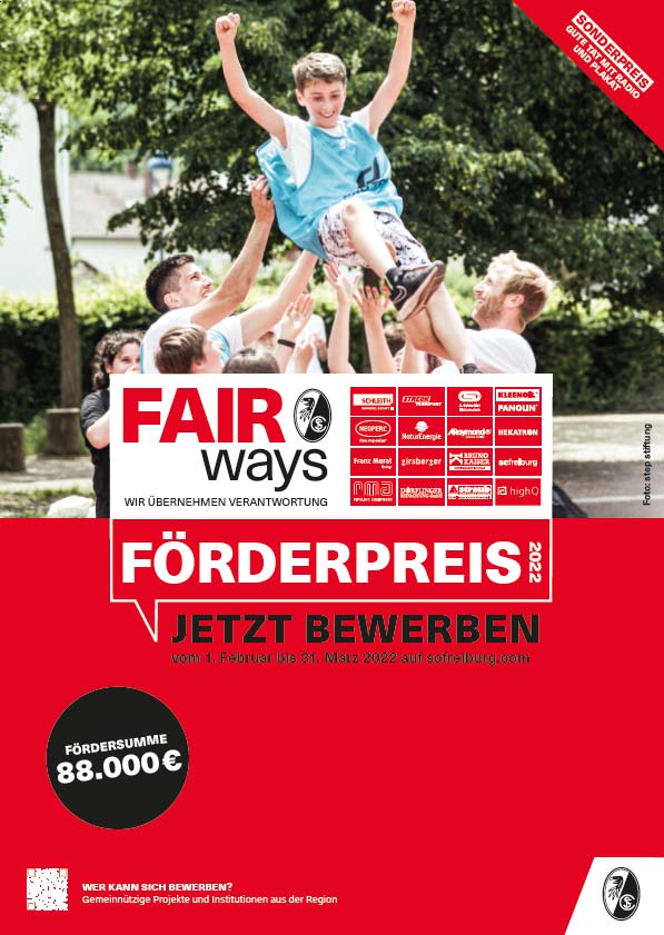 Fairways Förderpreis 2022 - Jetzt bewerben
